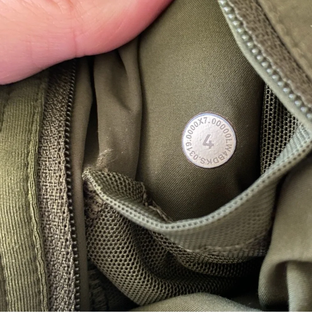 Olive Green Women's Hooded Jacket - Picture 15 of 15